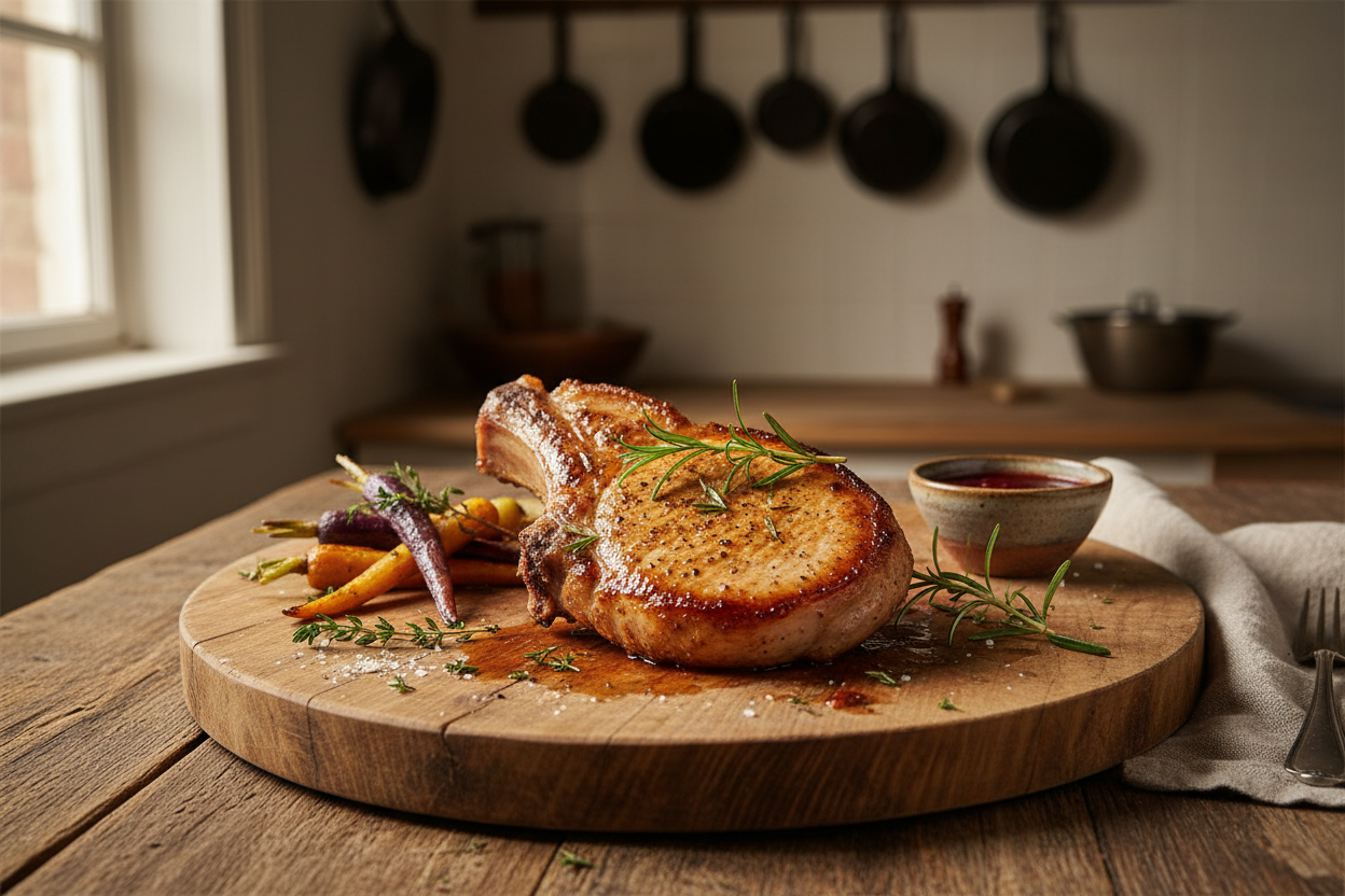 rare breed pork chop